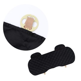 PACKOVE Car Seat Protector Rear Seat Cover Mesh Black Breathable Comfortable for Drivers Office Use