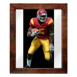 Reggie Bush - 14X17 Full Color Photo Sign With Hand Made Wood Frame PIAP #G330798