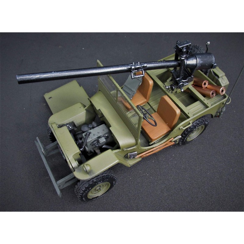 MPC Godzilla Army Jeep 1:25 Scale Model Kit (MPC882)