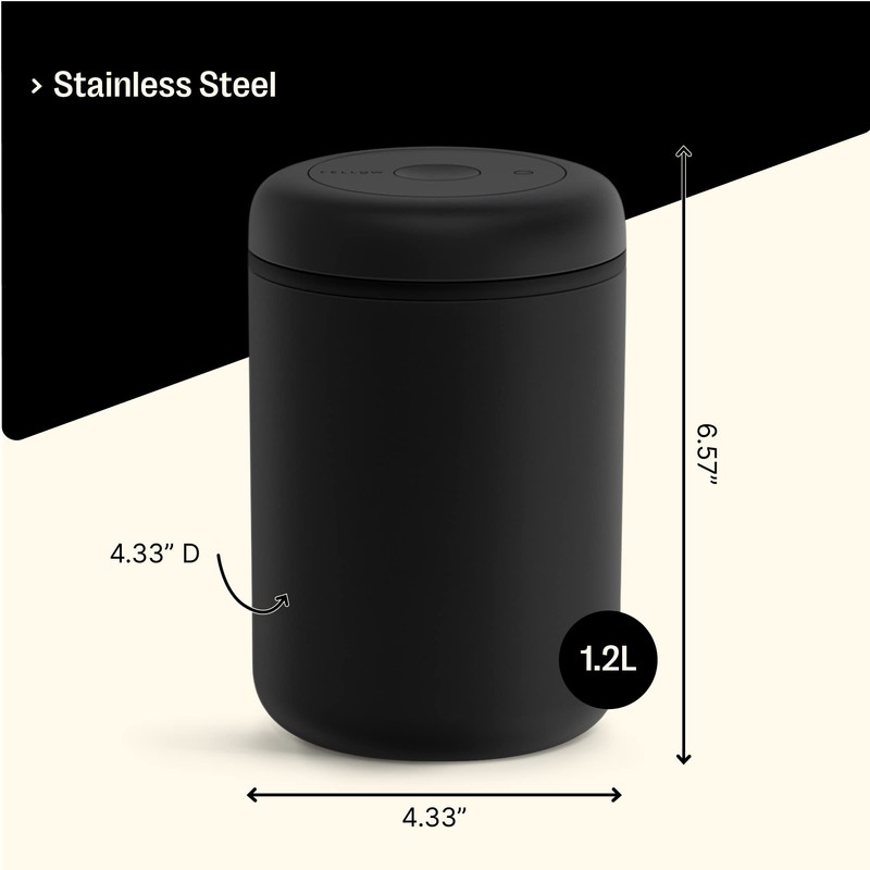 Fellow Atmos Vacuum Coffee Canister & Food Storage Container -
