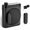 Wireless Voice Amplifier with 2 Wireless Mic & Magnetic Lavalier,