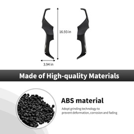 CheroCar Center Console GPS Navigation Screen Side Panel Trim Cover Frame Compatible with 2019 2020 2021 2022 2023 Dodge RAM 1500 2500 3500,Carbon Fiber Exterior Accessories