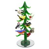 Red Carpet Studios Miniature Evergreen Glass Tree, 8 Bird Ornaments