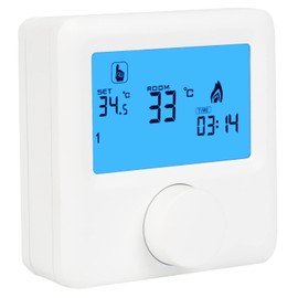 C-LOGIC Heating Thermostat Digital Programmable Time to Time Chronothermostat Wall Mounted 2-Wire Connection