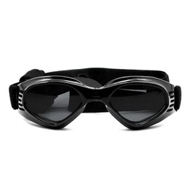 LECONPET Small Dog Sunglasses Waterproof Windproof UV Protection Pet Sunglasses Dog Decorative Sunglasses for Doggy Puppy Cat (Black)