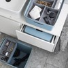 IDEA HOME Plastic Drawer Organiser – Cupboard Divider, Fits Flexistore