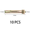 10 PCS M10 Heavy Duty Expansion Bolts,Wall Anchor Bolts (100mm)