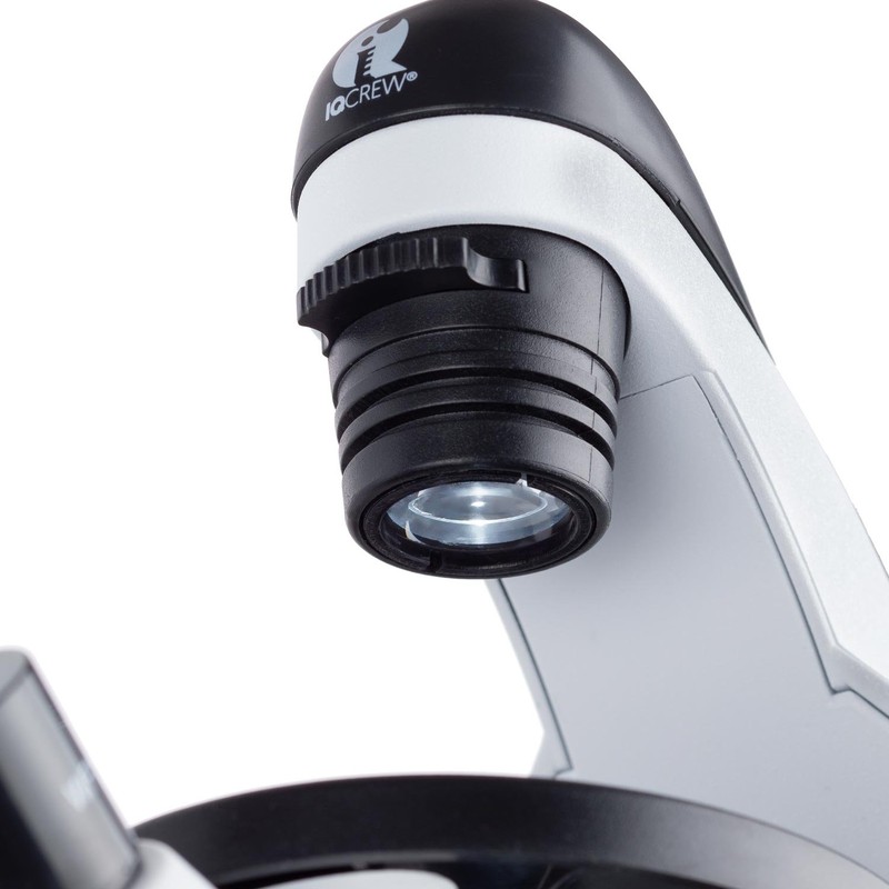 IQCrew by AmScope 40X-500X Inverted Student Microscope Kit w/Experiment +