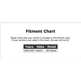 Upper - Driver Side Radiator Coolant Hose Compatible With Subaru B9 Tribeca 2006 2007 PC-181472