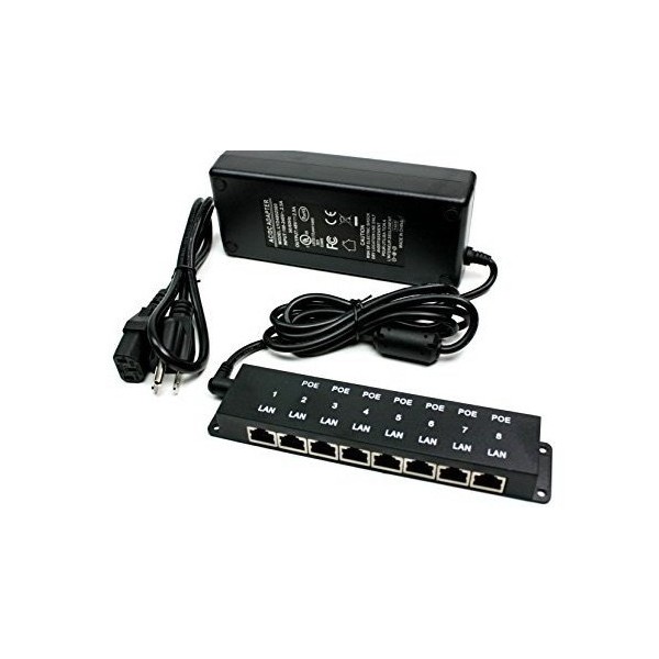 PoE Texas 8 Port PoE Injector - 10/100 Passive Power