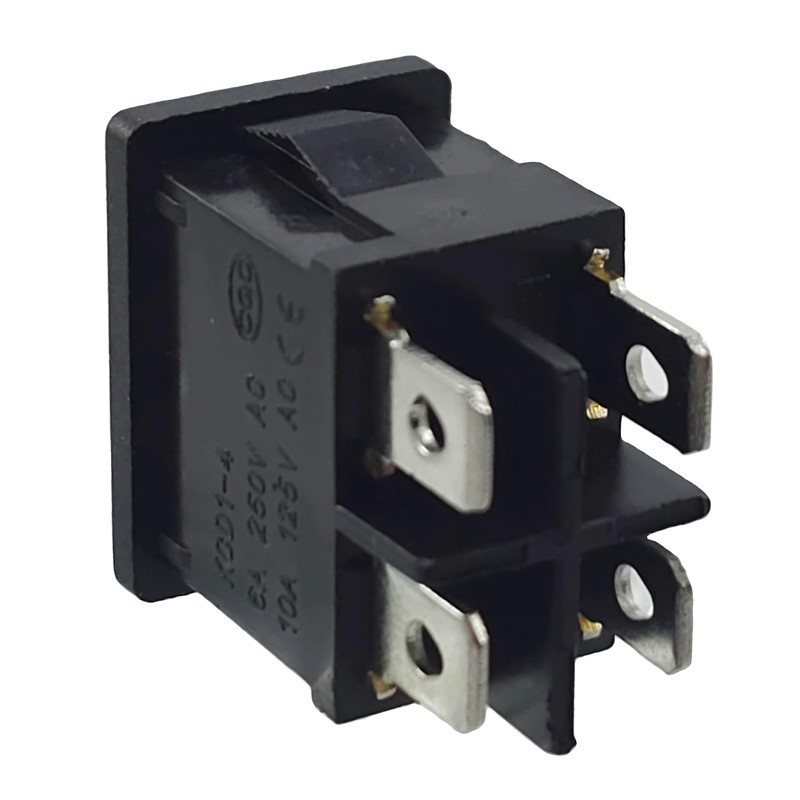 Built-in Rocker Switch Black 19 x 13 mm, Device Switch
