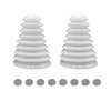 2 Pcs 9.2x13 cm Silica Gel Scalable Drill Dust Cover