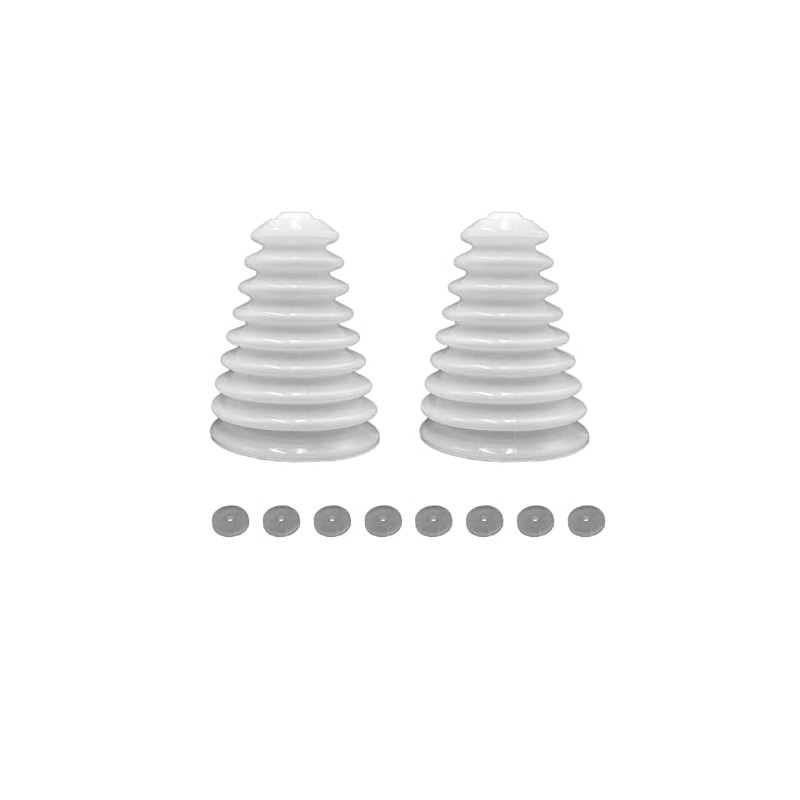 2 Pcs 9.2x13 cm Silica Gel Scalable Drill Dust Cover