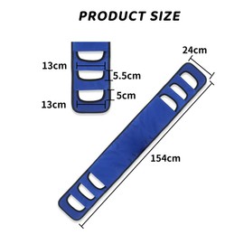 Padded Transfer Belt – Mobility Standing Assist Sling for Seniors, Handicap and Bariatric Patients, Lift Aid for Safe Transfers from Bed, Car and Chair