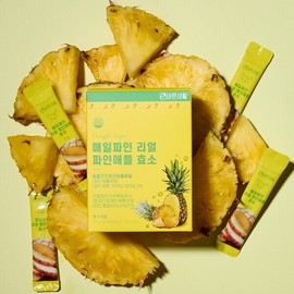 바른생활 리얼 파인애플 효소 1박스(1개월분) 3g x 30포 역가수치 높은 효소 Barun Life Real Pineapple Enzyme 1 Box (1 Month Supply) 3g x 30 Packs High Efficacy Enzyme
