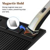 Adevar Magnetic Barber Mat for Clippers,Barber Station Organizer Mat for