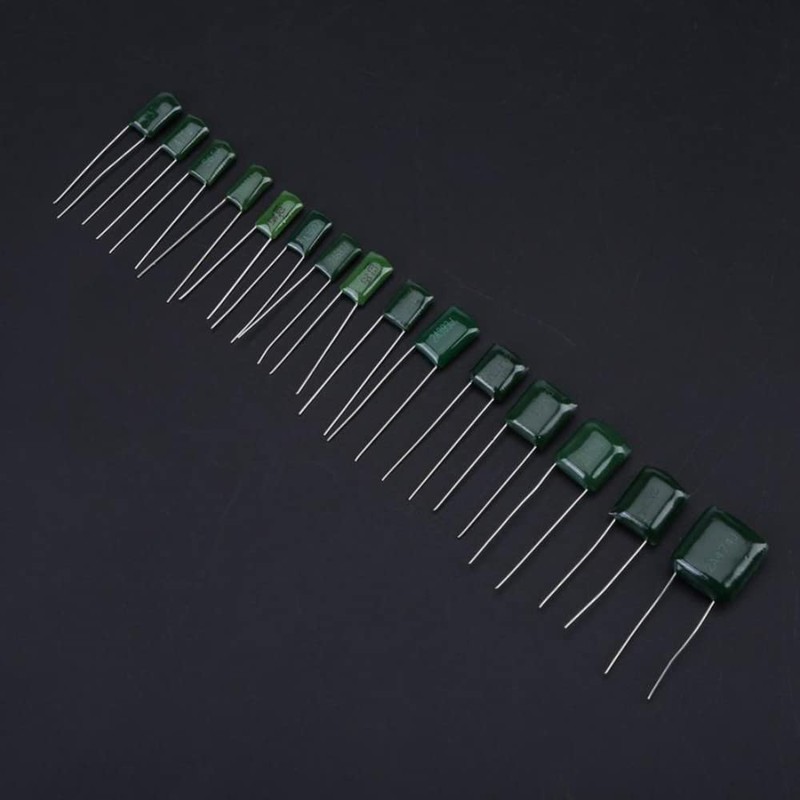 DollaTek 150 Pieces 15 Value (Each 10pcs) 100V 0.33NF- 470NF