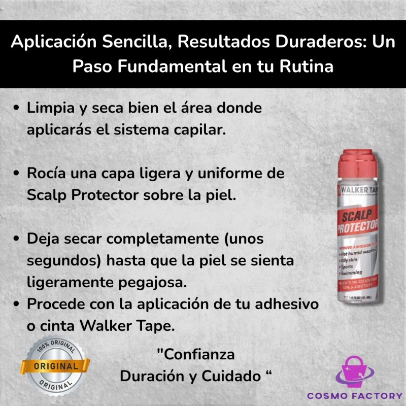 Scalp Protector Cuero Cabelludo Walker Tape Original 41.4 Ml