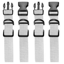 2Pair Backpack Straps, Adjustable Chest Strap for Backpack Heavy Duty Backpack Chest Strap Rucksack Chest Strap with Quick Release for Hiking and Jogging (Grey)