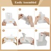 HFH Portabebidas desechable de 2 tazas con asa, soporte de