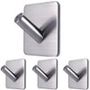 Fotosnow Locking Curve Adhesive Coat Hooks: Anti-Slip 15LB Towel Hooks