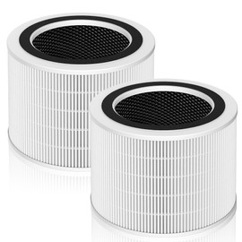 PETOX Core 200S Replacement Filter Compatible with LEVOIT Core 200S and Core 200S-P Smart WiFi Air Purifier, 3-in-1 H13 True HEPA Activated Carbon Filter, Core 200S-RF, White, 2 Pack