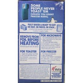 Kellogg's Pop Tarts FROSTED CHOCOLATE FUDGE Toaster Pastries 20.3 oz Box 12 ct