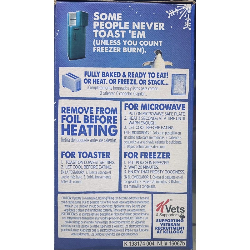 Kellogg's Pop Tarts FROSTED CHOCOLATE FUDGE Toaster Pastries 20.3 oz