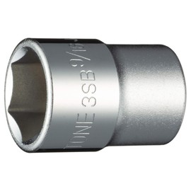 TONE Socket (6 Angle) 3SB-18 Insertion Angle 9.5mm (3/8") Double Side Width 9/16"