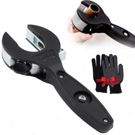 Ratcheting Tube Cutter for 1/4" to 7/8" Tubing 2 in1 Close Quarters Tube Compact Cutter ratcheting pvc cutter for cutting pvc and Soft Gold Tubes,ratcheting tubing cutter tool (0.3"to1.1"（8-29mm）)