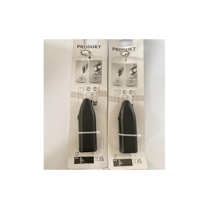 Ikea Milk Frother 303.011.67, Black by IKEA, Pack of 2