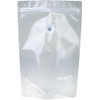 AwePackage 8 oz Clear Stand up Zipper Pouch Coffee Bag