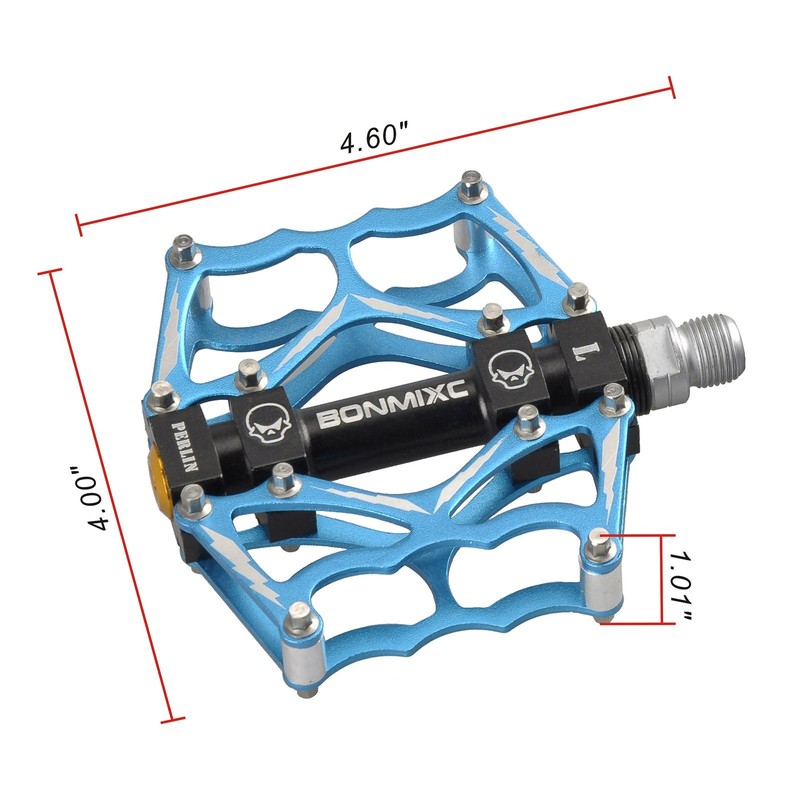 BONMIXC - Pedales de bicicleta de aleación de aluminio con