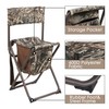 PORTAL Folding Seat, Lightweight Backrest Stool Hunting Fishing Chair with