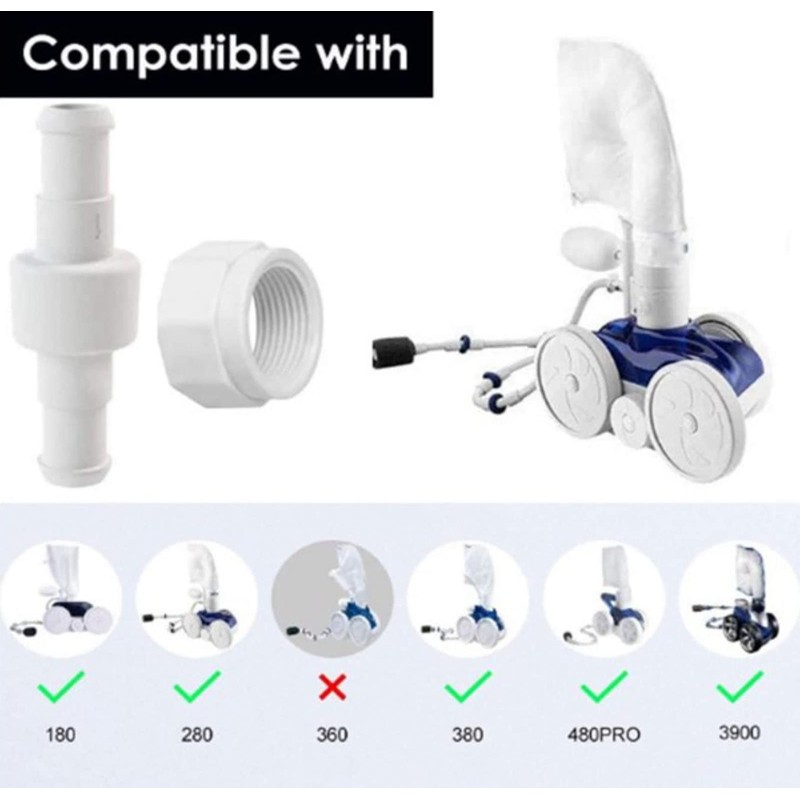 ATIE 280, 380, 180 Pool Cleaner Hose Swivel D20 and