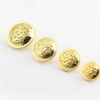 RHXWFDG 40 Pcs Brass Gold Blazer Buttons: 15mm, 18mm, 20mm,