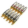 CESS RCA Plug Solder Gold Audio Video Connectors (10 Pack)