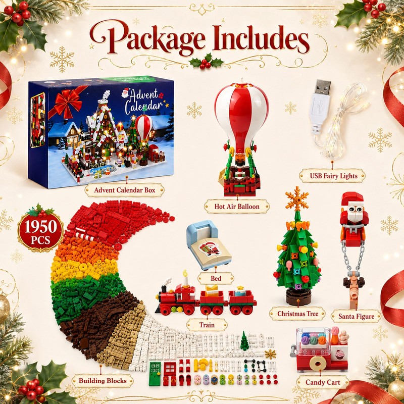 Advent Calendar 2026 for Adults Girls Boys Ages 10+ Gingerbread