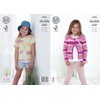 King Cole 4776 Knitting Pattern Girls Cardigans in King Cole