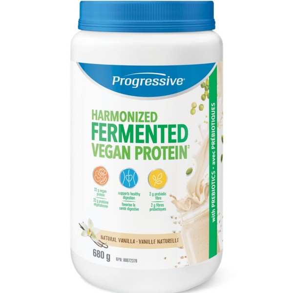 Progressive Harmonized Fermented Vegan Protein, 680g, Vanilla Maple Cookie