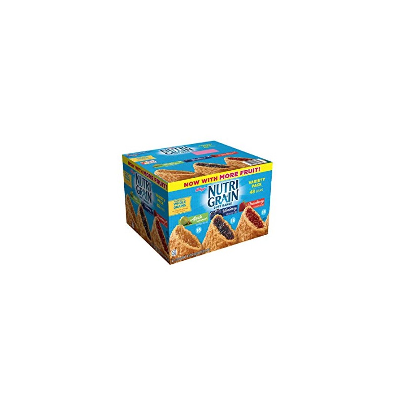 Kellogg's Nutri-Grain Variety Pack Soft Baked Breakfast Bars - Grab-N-Go