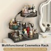 3 Tier Makeup Organizer Storage Retro Cosmetic Display Case Perfume