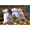 Vervaco Bags Purple Asters aida Set of 3, Cotton Blend
