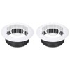 PATIKIL 6 Inch Round Air Vent Cover, 2 Pack ABS
