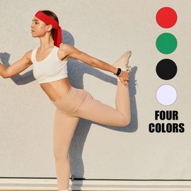 FOMIYES Tie up Headband for Women Men Boys and Girls Sports Headband Anti-slip Hair Band Moisture Wicking Comfortable for Workout