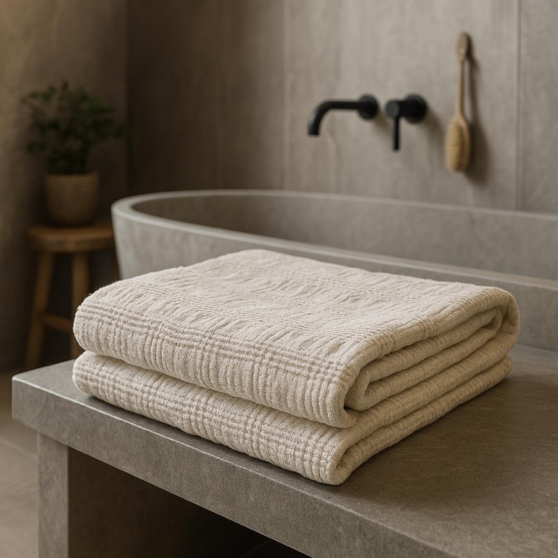Linen Bath Sheet – 80×135 cm – 79% Natural Linen