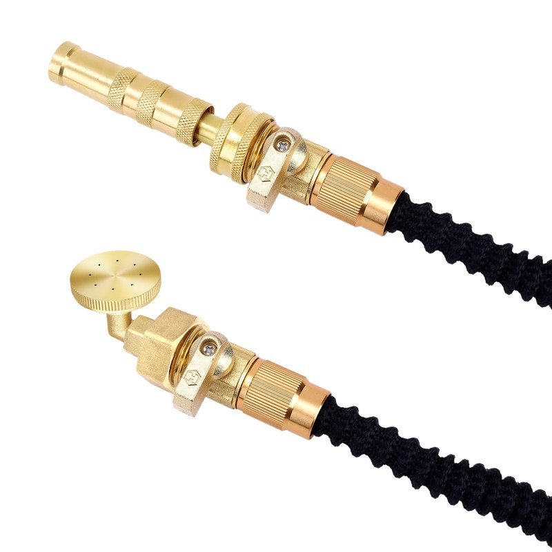 Misting Nozzle,Heavy Duty Garden Hose Mister Nozzle, Adjustable Water Spray