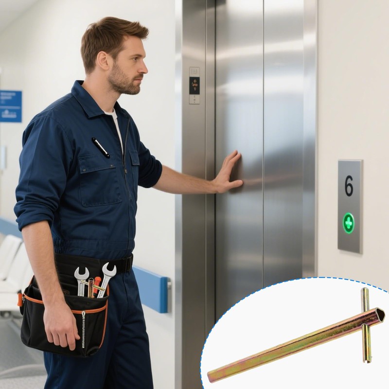 Triangular Elevator Door Key Universal Lift Key for Giant Elevators