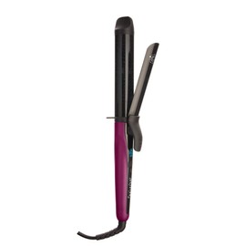 G Glister Interstellar Cosmic Digital Clip Curler, Professional Salon-Grade Curler, Perfect Beauty Tool for All Hair Type, Hair Styling Tool, Gift for Girls - Sangria
