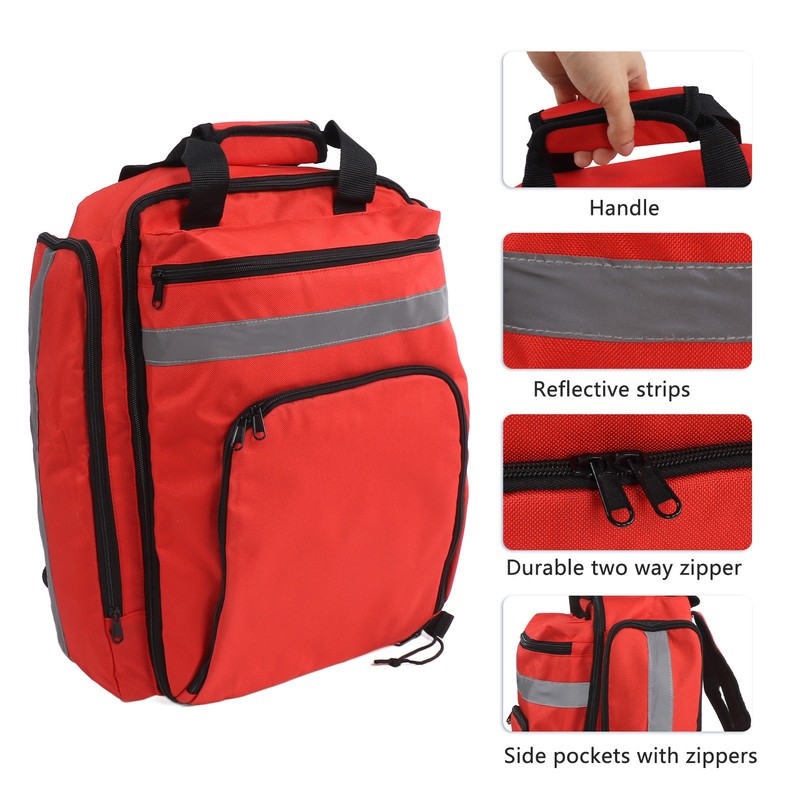 First Aid Bag Multifunctional Large Capacity Waterproof Adjustable Portable Emergency